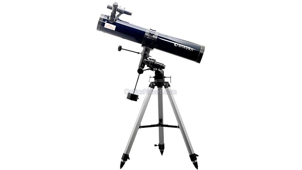 Barska 900114, 200x Professional Reflector Telescope w/ Equatorial Mount &amp; Tripod - AE10106