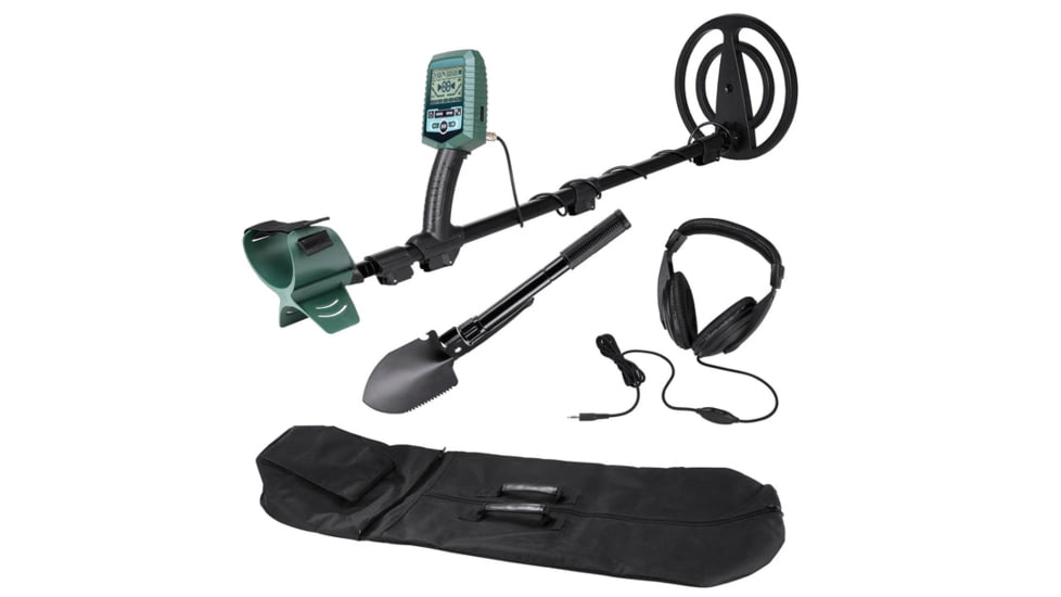 Barska Sharp-200 Professional Metal Detector Field Kit, Black/Green, Medium, BE13962