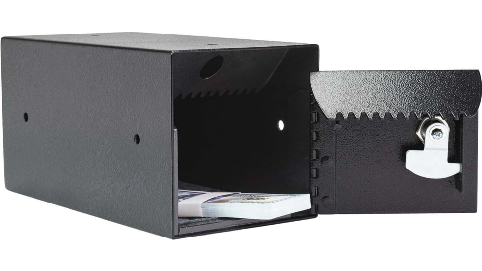 Barska Single Key Depository Safe, Drop Slot, Black, Small, AX13676