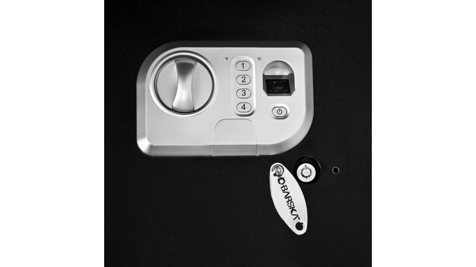 Barska Standard Biometric Keypad Safe Closeup of Key AX11646