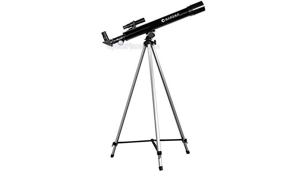 Barska Starter 60050, 450 Power Telescope - 600mm x 50mm Refractor Telescope w/ Tripod AE10092