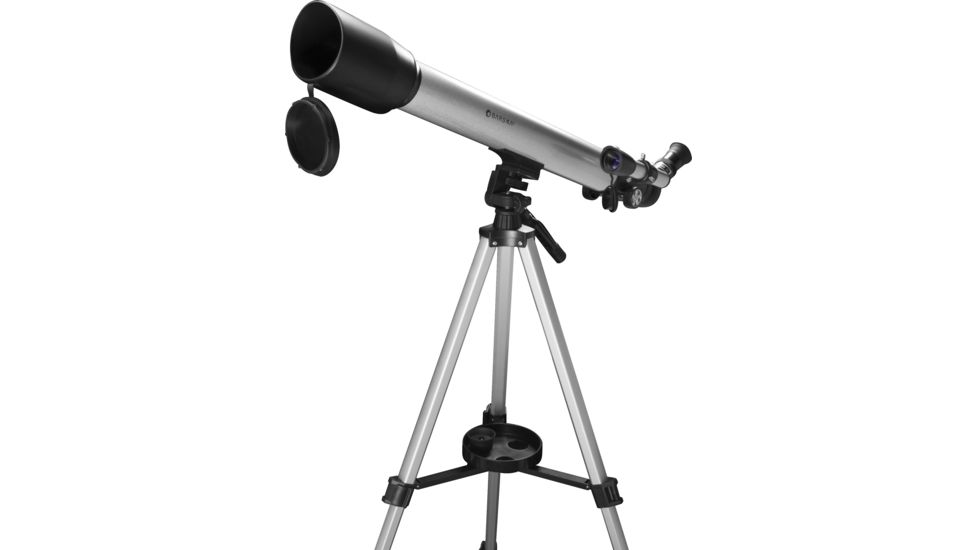 Barska Starwatcher 231 Power 60x700 mm Refractor Telescope w/ Finderscop, Silver, AE11124