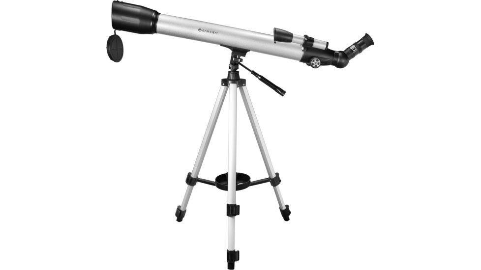 Barska Starwatcher 231 Power 60x700 mm Refractor Telescope w/ Finderscop, Silver, AE11124