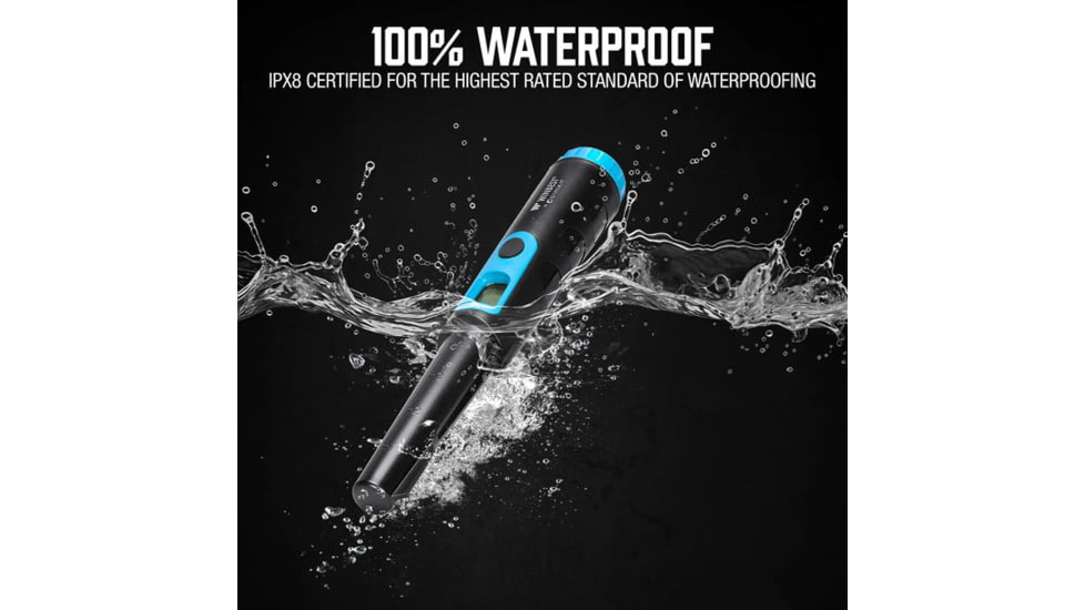 Barska SURVEYOR-200 Waterproof Handheld Metal Detector, Black, Small, BE13958