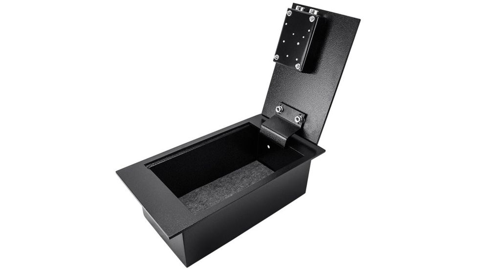 Barska Underground Floor Safe, 2 Point Deadbolt Locking System, Black, Outer Size 8 x 15 x 5 in AX12656