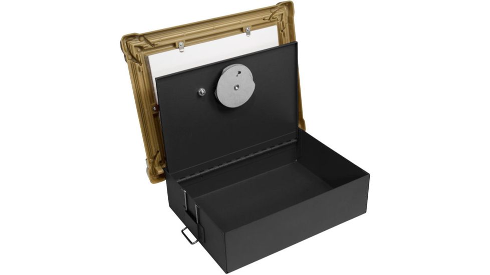 Barska Wall Mount Picture Frame Safe, Fully Open CB11800