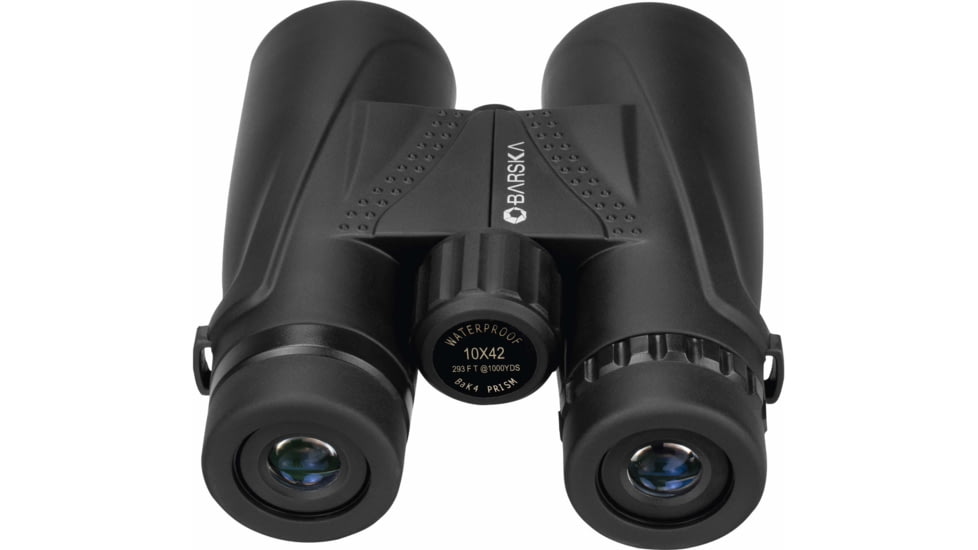 Barska WP Blackhawk 10x42mm BAK-4 Prism Binocular, Black, Small, AB13434