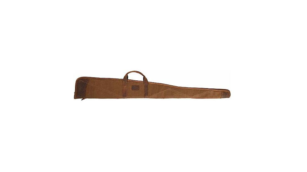 Barton Bag Co. Palmetto Shotgun Case 51 Field Tan Waxed Canvas/buffalo