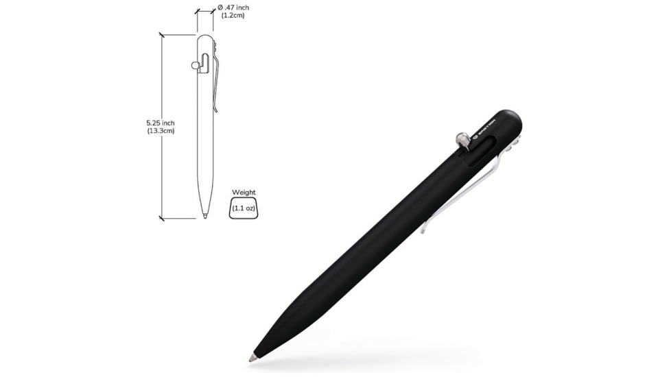 Bastion Bolt Action Pen Aluminum Black