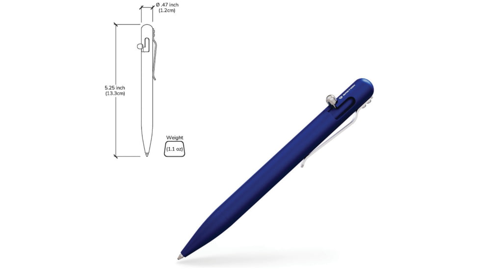Bastion Bolt Action Pen Aluminum Blue