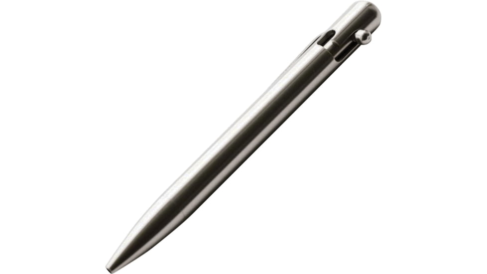 Bastion EDC Bolt Action Pen, 5.25 overall, PEN-BLTACN-TITANIUM