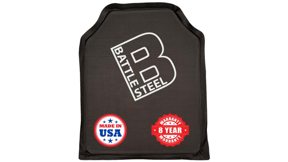 Battle Steel Flexible Special Threat Armor Panel, Level IIIA, Shooters Cut, 10x12in, BS106011