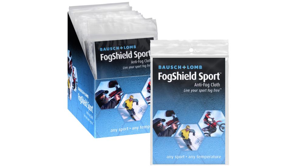 Bausch &amp; Lomb FogShield Sport Dry Anti-Fog Cloth, 8578D2