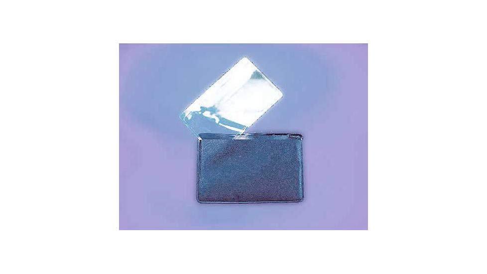 Bausch &amp; Lomb Sight Savers Credit Card Size Magna-Thin Magnifier Loupe 2x 2200 w/ Case