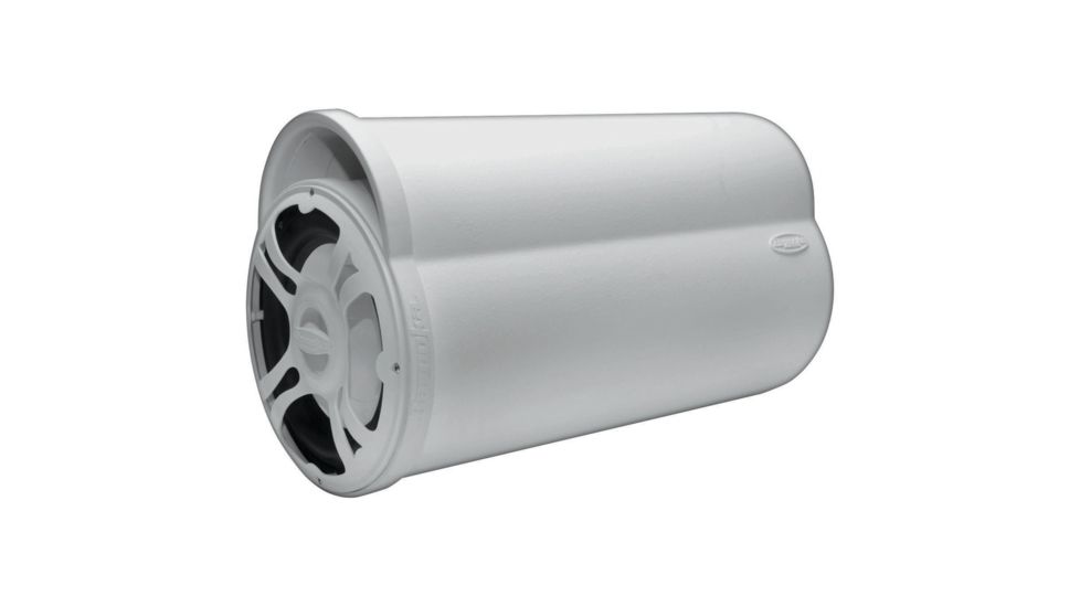 BAZOOKA Marine Certified 10in Power Amplified Bass Tube 250W, White MBTA10250D