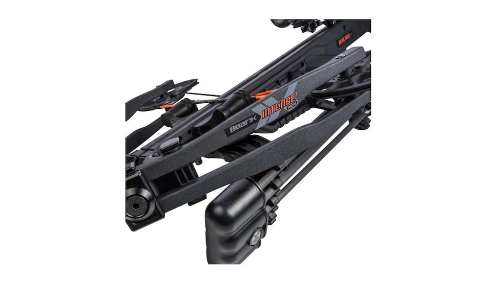 Bear Archery Bear Archery BearX Intense CD Crossbow Package with Scope Rope &amp; Arrows RH/LH - Black, AC02A2A1185