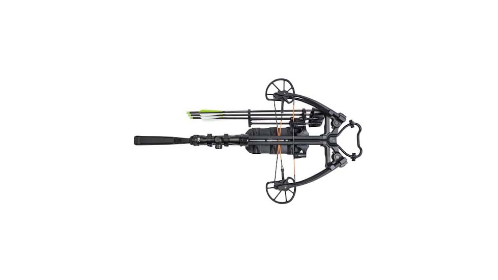 Bear Archery Bear Archery BearX Intense CD Crossbow Package with Scope Rope &amp; Arrows RH/LH - Black, AC02A2A1185