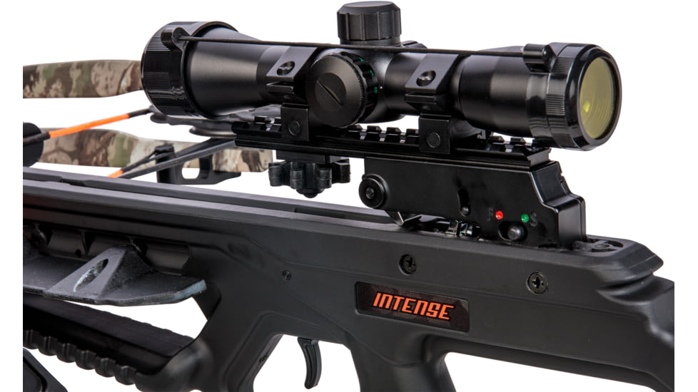 Bear Archery Bear Archery BearX Intense Crossbow Package with Scope Rope &amp; Arrows RH/LH - Veil Stroke, AC03A2A9185