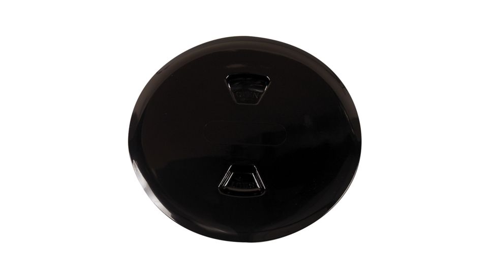 Beckson Marine 5" Twist-Out Deck Plate - Black 46438