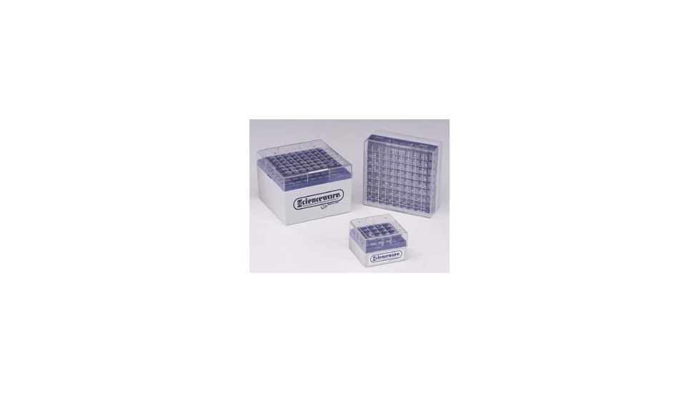 Bel-Art Cryo-Safe Vial Storage Boxes, SCIENCEWARE 188530004 Cryo Tower Storage Systems Four-Level Tower