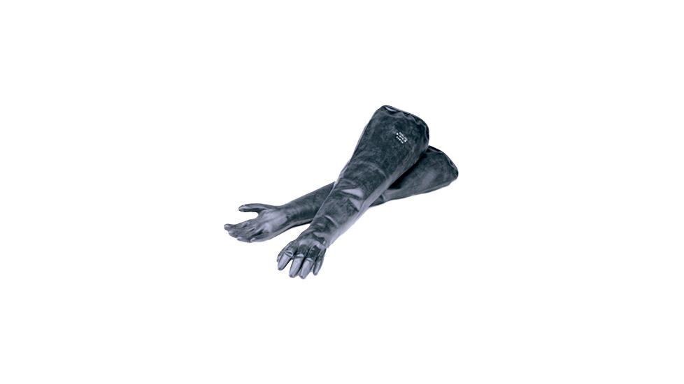 Bel-Art Nonbonded Neoprene Gloves, Size 9, for Glove Box H500250000