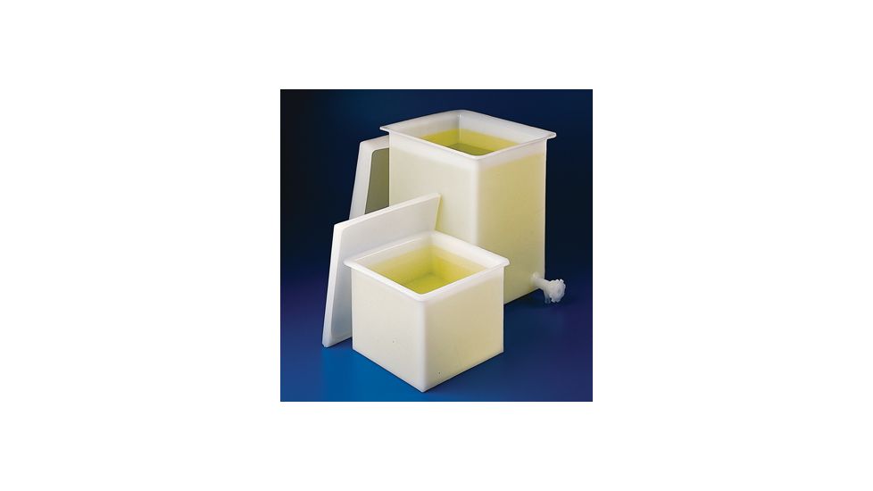 Bel-Art Tank Pe Rect W/LID+FCT 5GLN H340920000