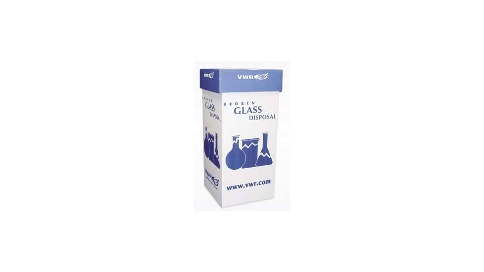 Bel-Art Broken Glass Disposal Carton 246531002 Benchtop Disposal Box
