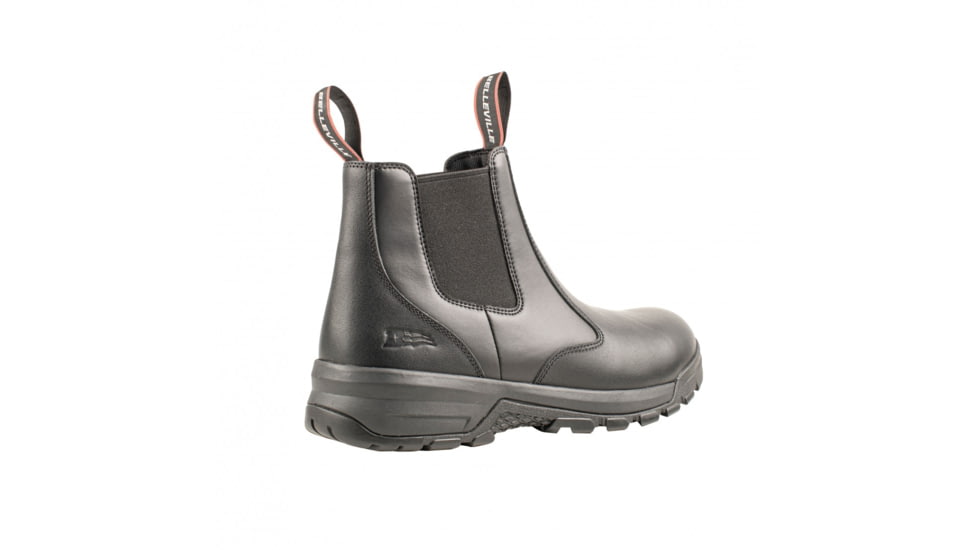 Belleville 6in Spear Point Composite Safety Toe Station Boots - Mens, Black, 8.5 US/Wide, BV911CT 085W