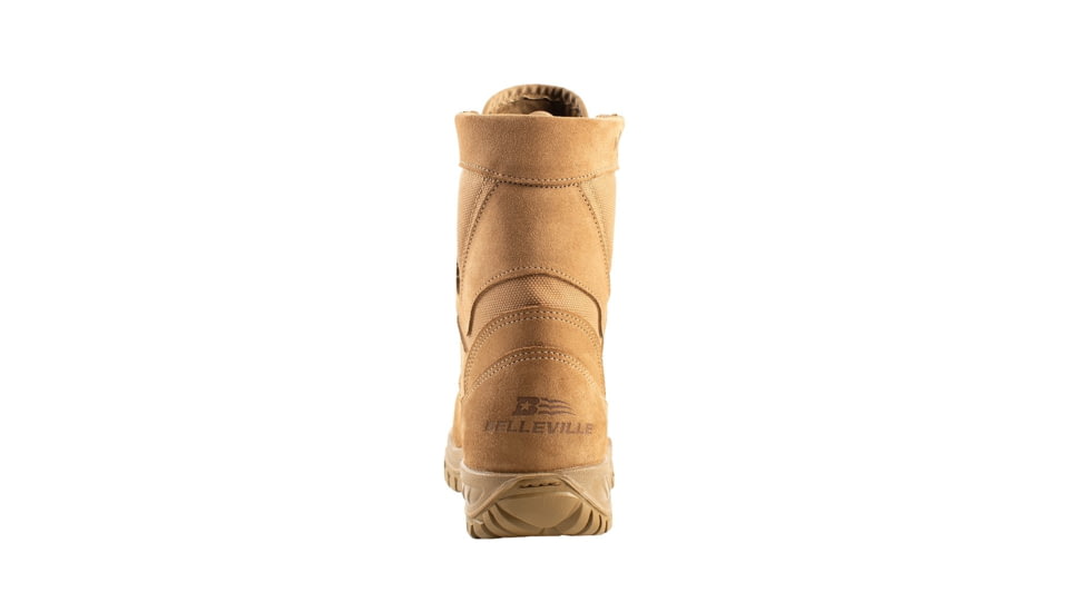 Belleville 8in Flyweight Hot Weather Tactical Steel Safety Toe Boots - Mens, Coyote, 13.5 US/Regular, MXG 135R