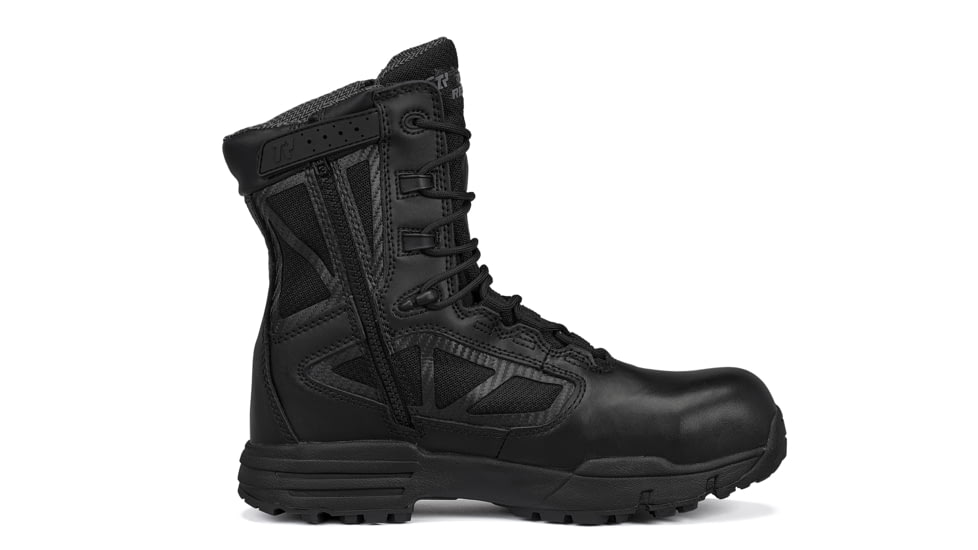 Belleville 8in Waterproof Side Zip Comp Toe Boot - Mens, Black, 11, Wide, TR998ZWPCT 110W