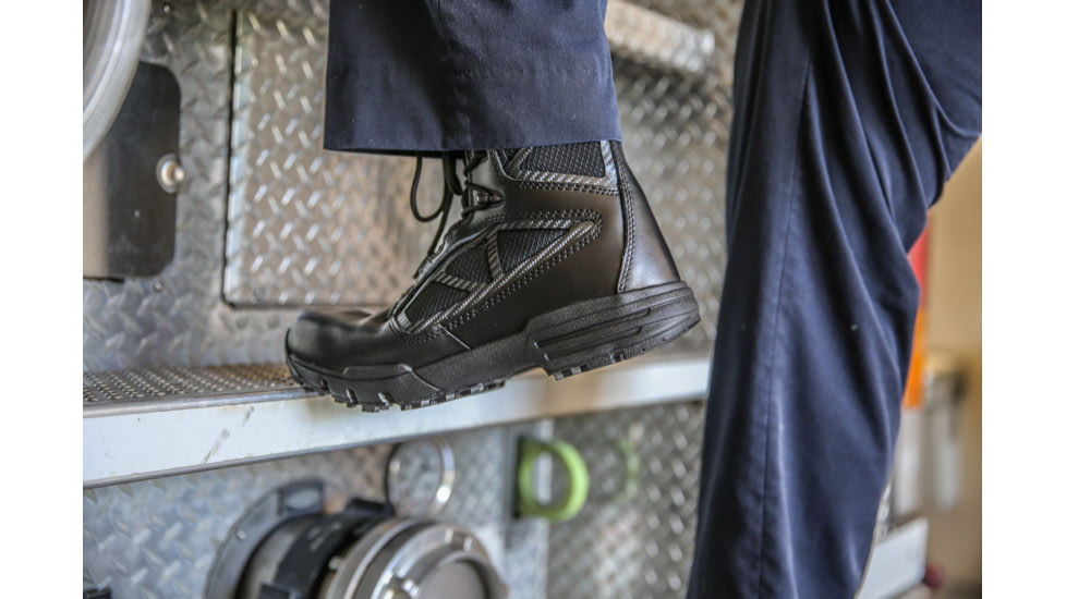 Belleville 8in Waterproof Side Zip Comp Toe Boot - Mens, Black, 11, Wide, TR998ZWPCT 110W