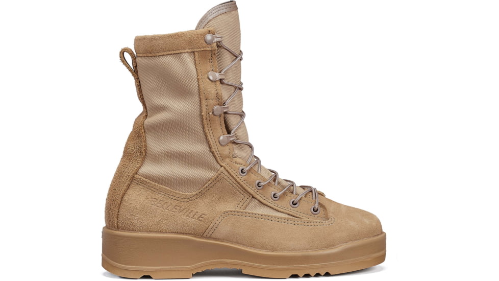 Belleville Hot Weather Steel Toe Flight Boot - Mens, Desert Tan, 5.5, Wide, 330DESST 055W