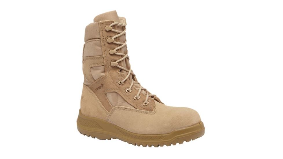 Belleville Mens Hot Weather Tactical Steel Toe Boot, Tan, 13, Wide 310ST 130W