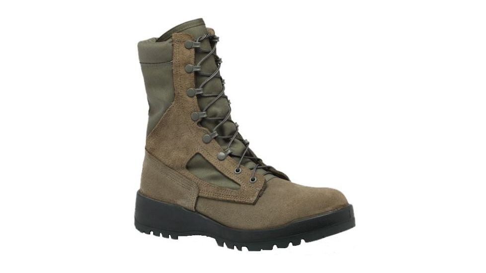Belleville Womens Hot Weather Steel Toe Boot, Sage, 4, Wide F600ST 040W