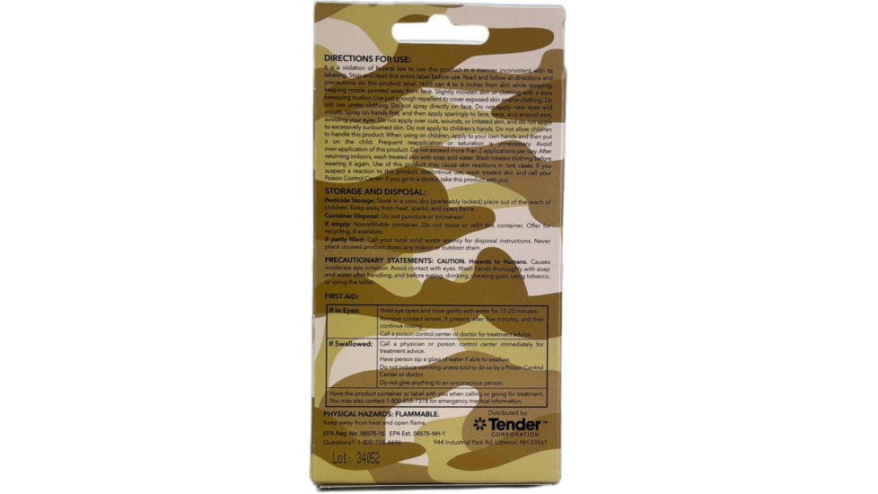 Bens Hunting Formula 3.4oz - Carded, Camo, 0006-7366