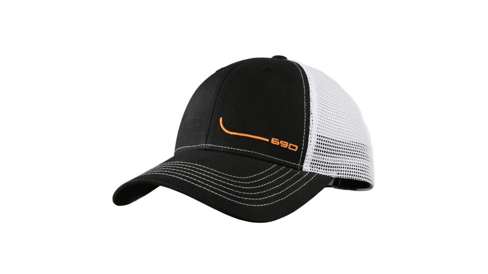 Beretta 690 Sporting Trucker Cap, Black and White, One Size Fits All BC132016600953