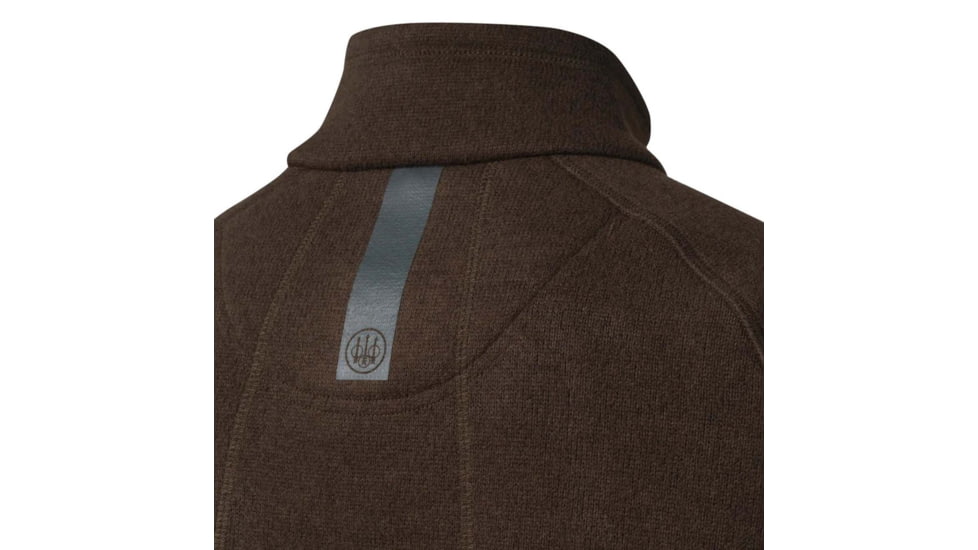 Beretta ABISKOHALF ZIP FLEECE BROWN BARK SM A36DC793