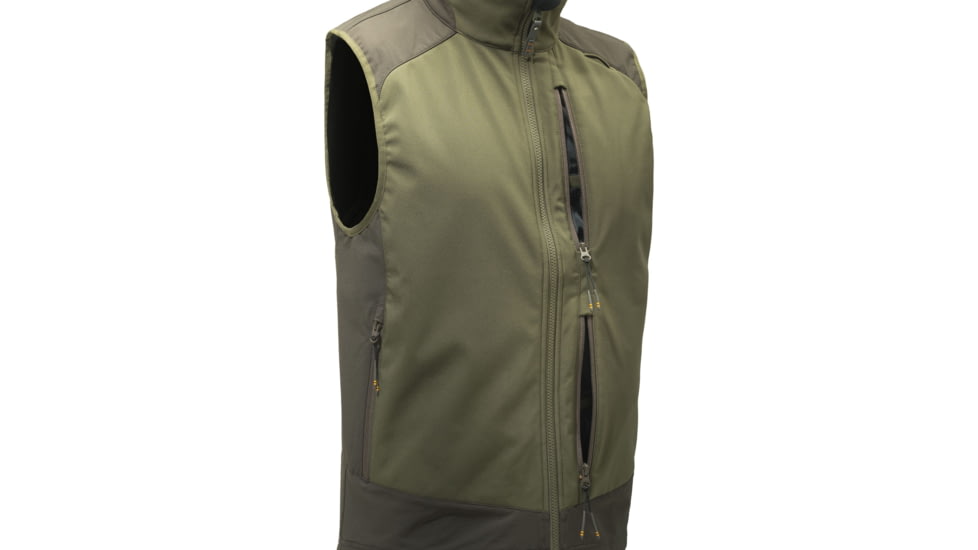 Beretta BUTTE SOFTSHELL VEST BROWN BARK/MOSS SM F96861A2