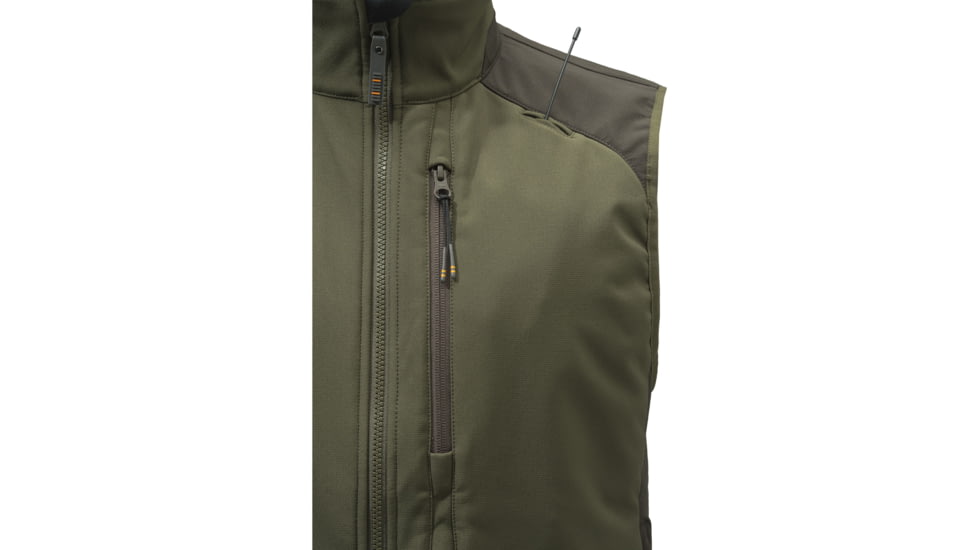 Beretta BUTTE SOFTSHELL VEST BROWN BARK/MOSS SM F96861A2