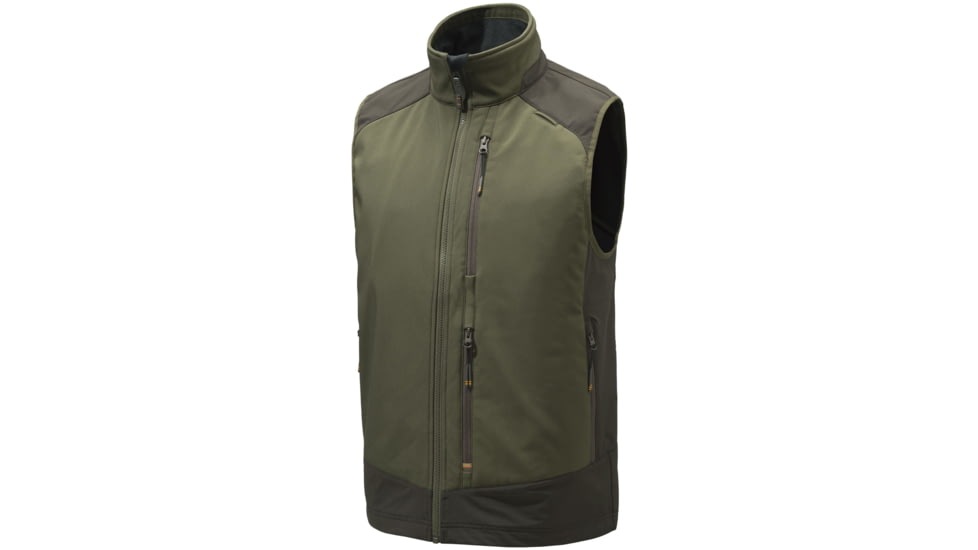 Beretta BUTTE SOFTSHELL VEST BROWN BARK/MOSS SM F96861A2