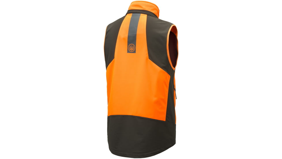 Beretta BUTTE SOFTSHELL VEST ORG/BROWN BARK LG 917BD38A