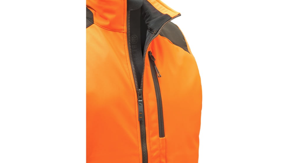 Beretta BUTTE SOFTSHELL VEST ORG/BROWN BARK LG 917BD38A