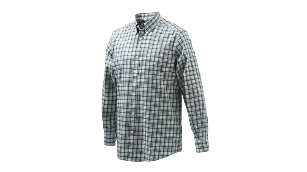Beretta Classic Shirt, Light Blue Check, Extra Large, LU210T07070595XL