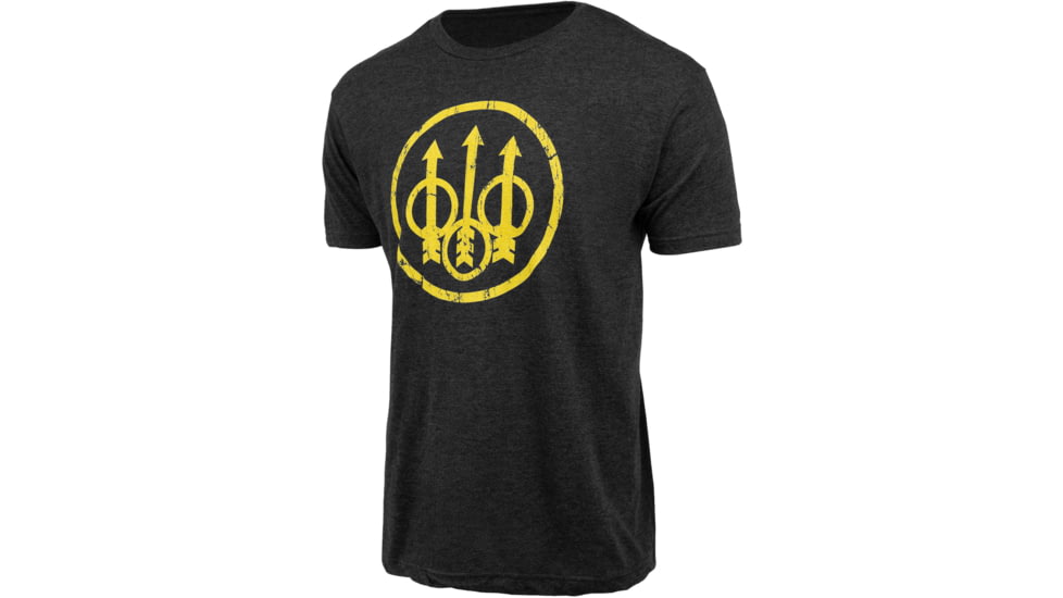 Beretta DISTRESSED TRIDENT T-SHIRT HEA GREY 3XL 977D0951