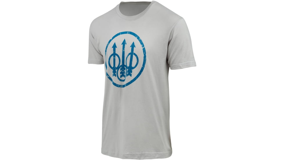 Beretta DISTRESSED TRIDENT T-SHIRT ICE GREY SM 2AF80A07