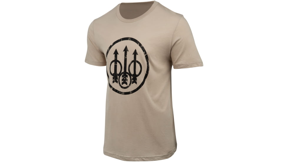Beretta DISTRESSED TRIDENT T-SHIRT SAND 3XL 846C1570