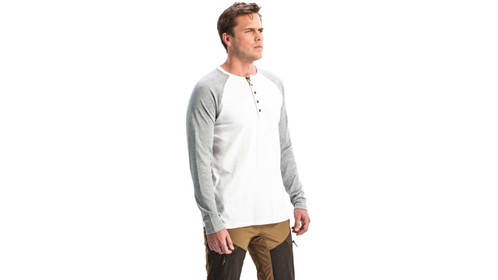 Beretta SCOUT PERFORMANCE HENLEY WHT/GRY MEL XL 104B9E0F