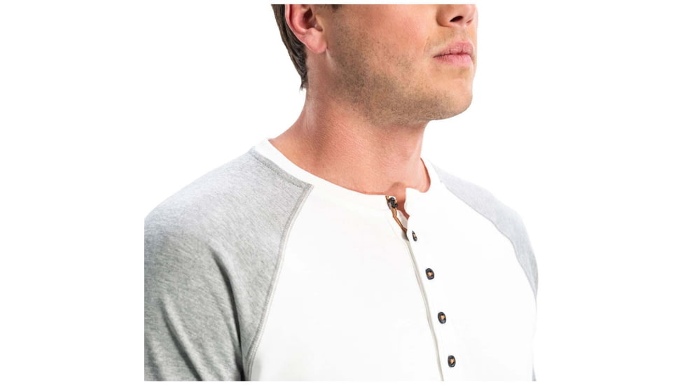 Beretta SCOUT PERFORMANCE HENLEY WHT/GRY MEL XL 104B9E0F