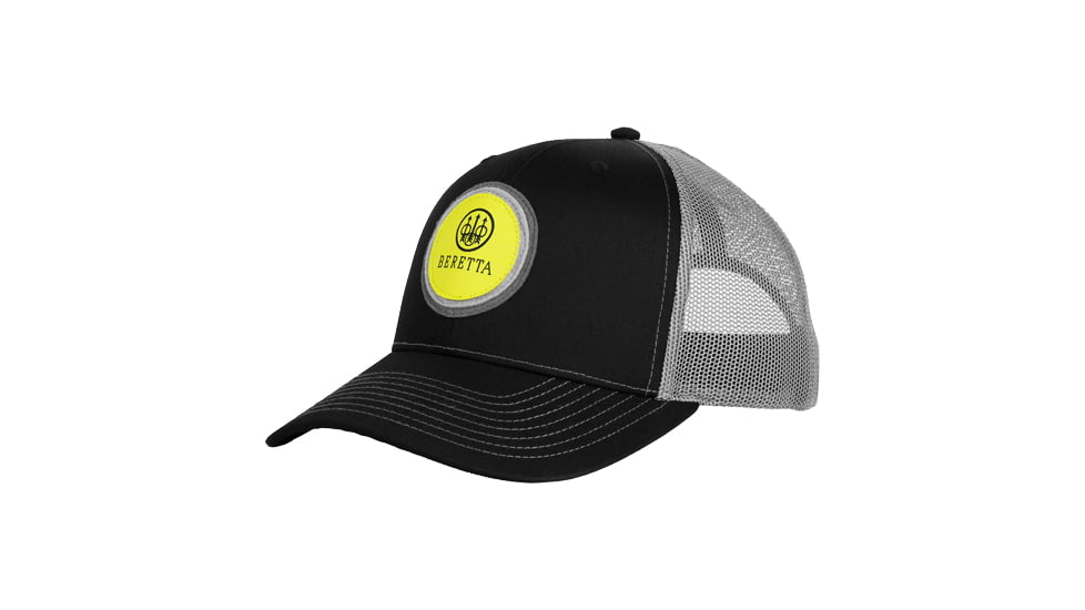 Beretta BXP 112 Trucker Cap - Men's, Black/Yellow, BC038T1675092E