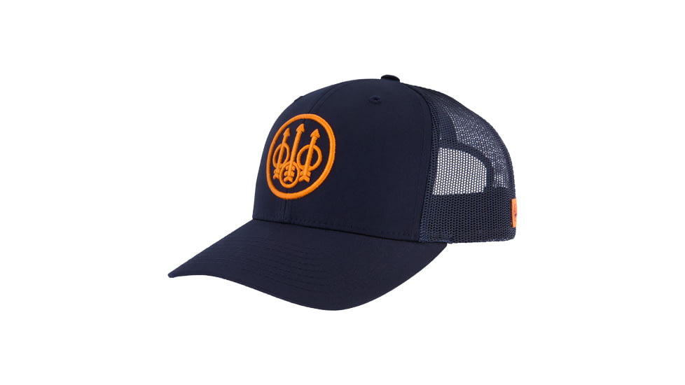 Beretta Straightpull Trucker Hat - Men's, Navy, One Size, BC020T16520505